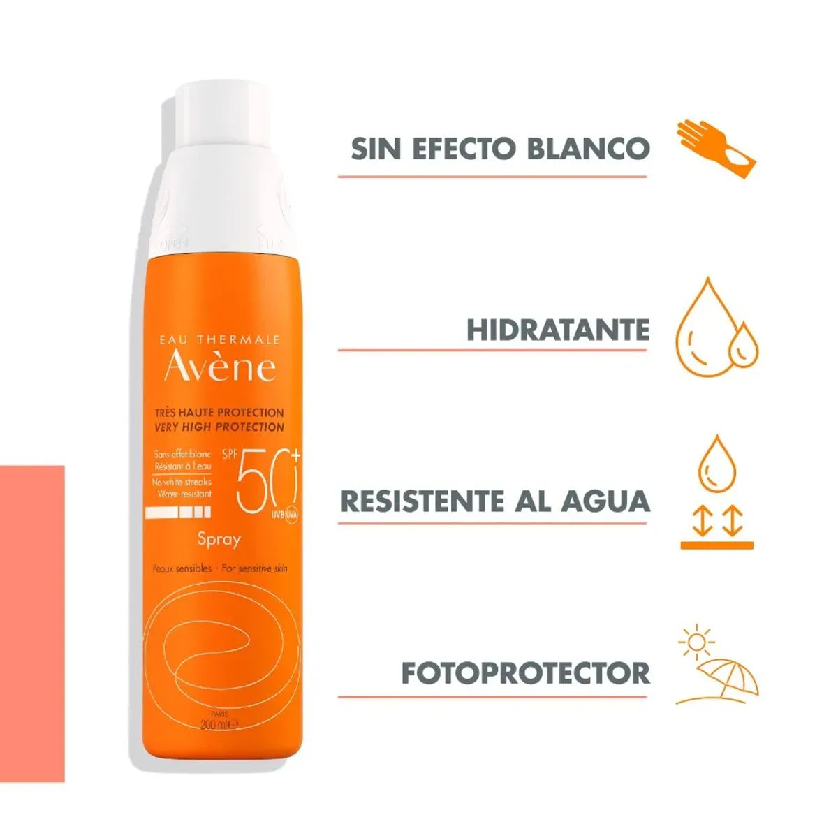 Avene Fotoprotector en Spray SPF50+ x200ml