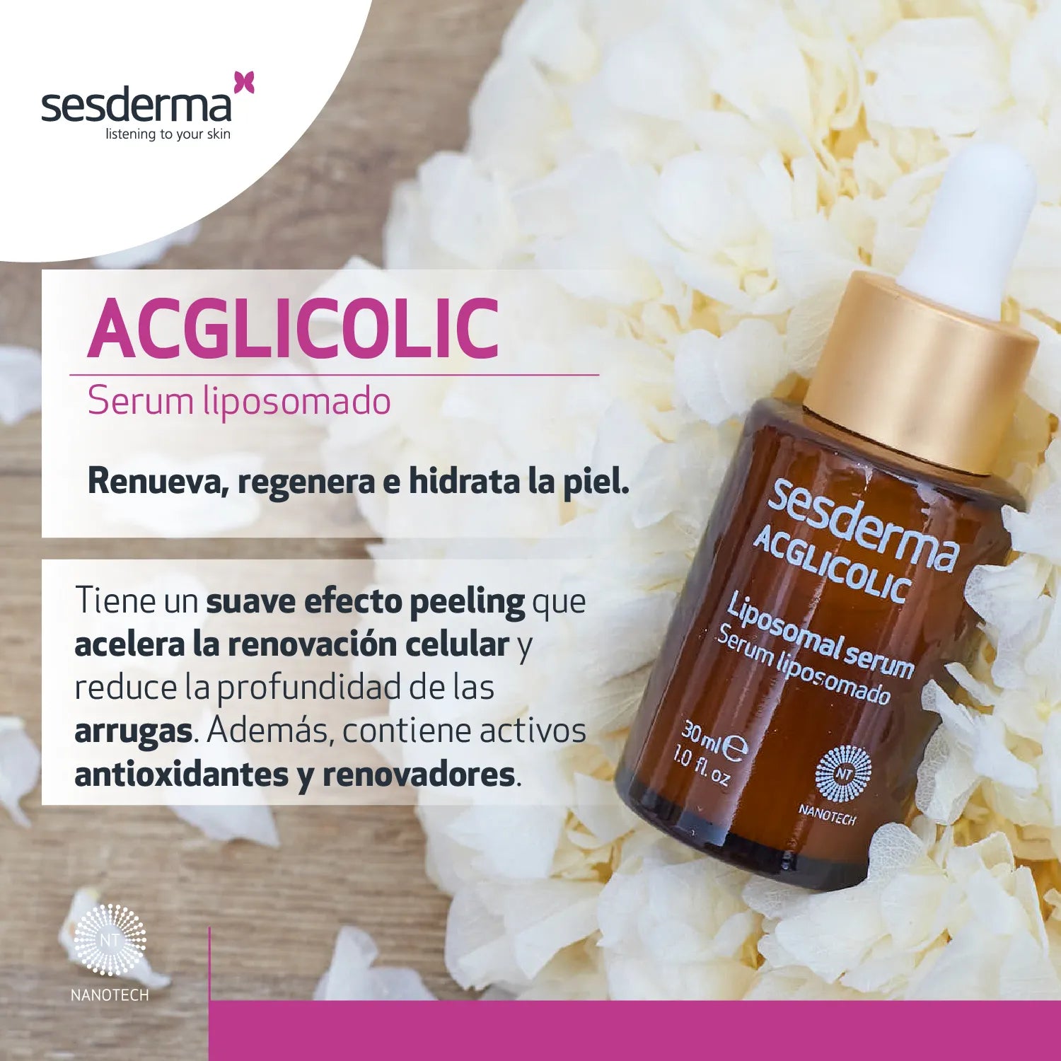 Sesderma Acglicolic Sérum Liposomado x30m