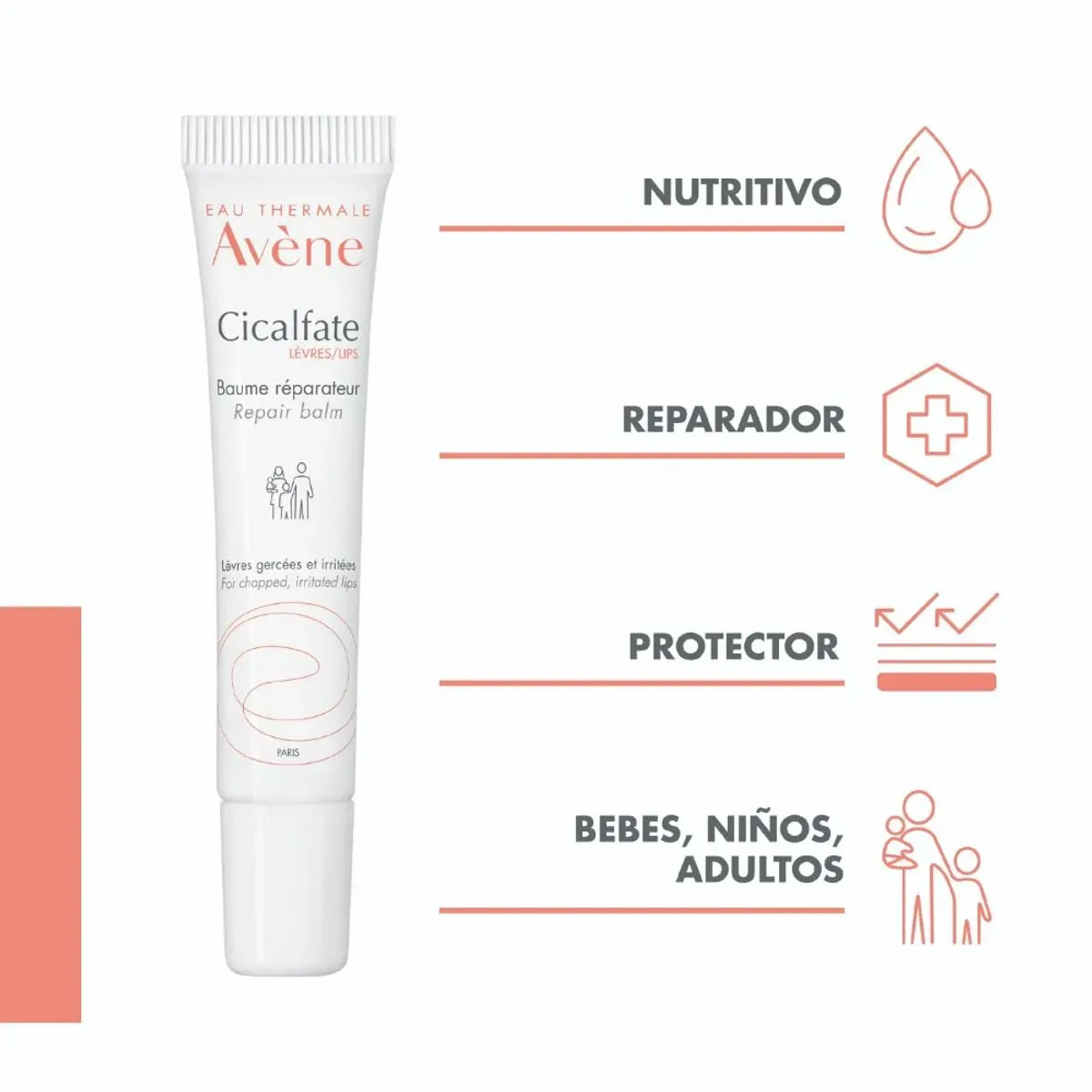 Avene Cicalfate Bálsamo Reparador de Labios x10ml
