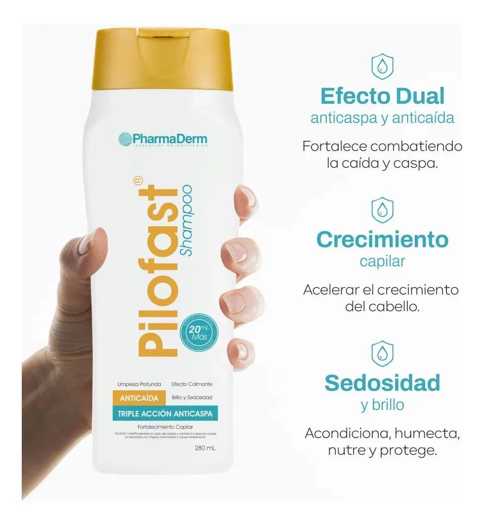 Pharmaderm Pilofast Champú x280ml