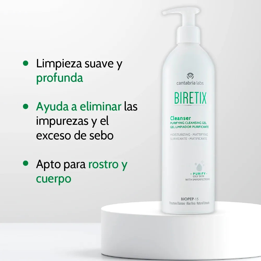 Biretix Cleanser Gel Limpiador x400ml