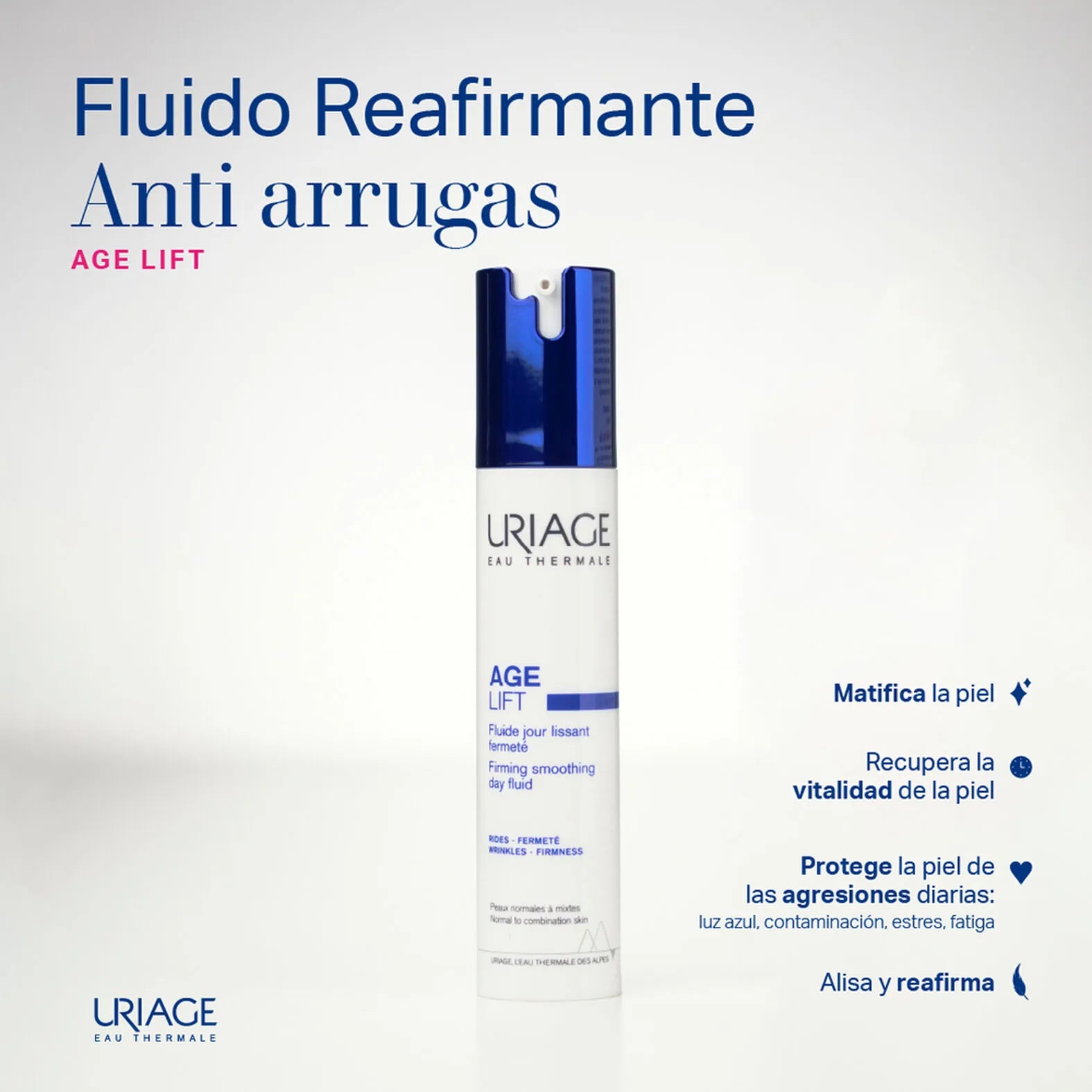 Uriage Age Lift Firming Smoothing Day Fluid x40ml