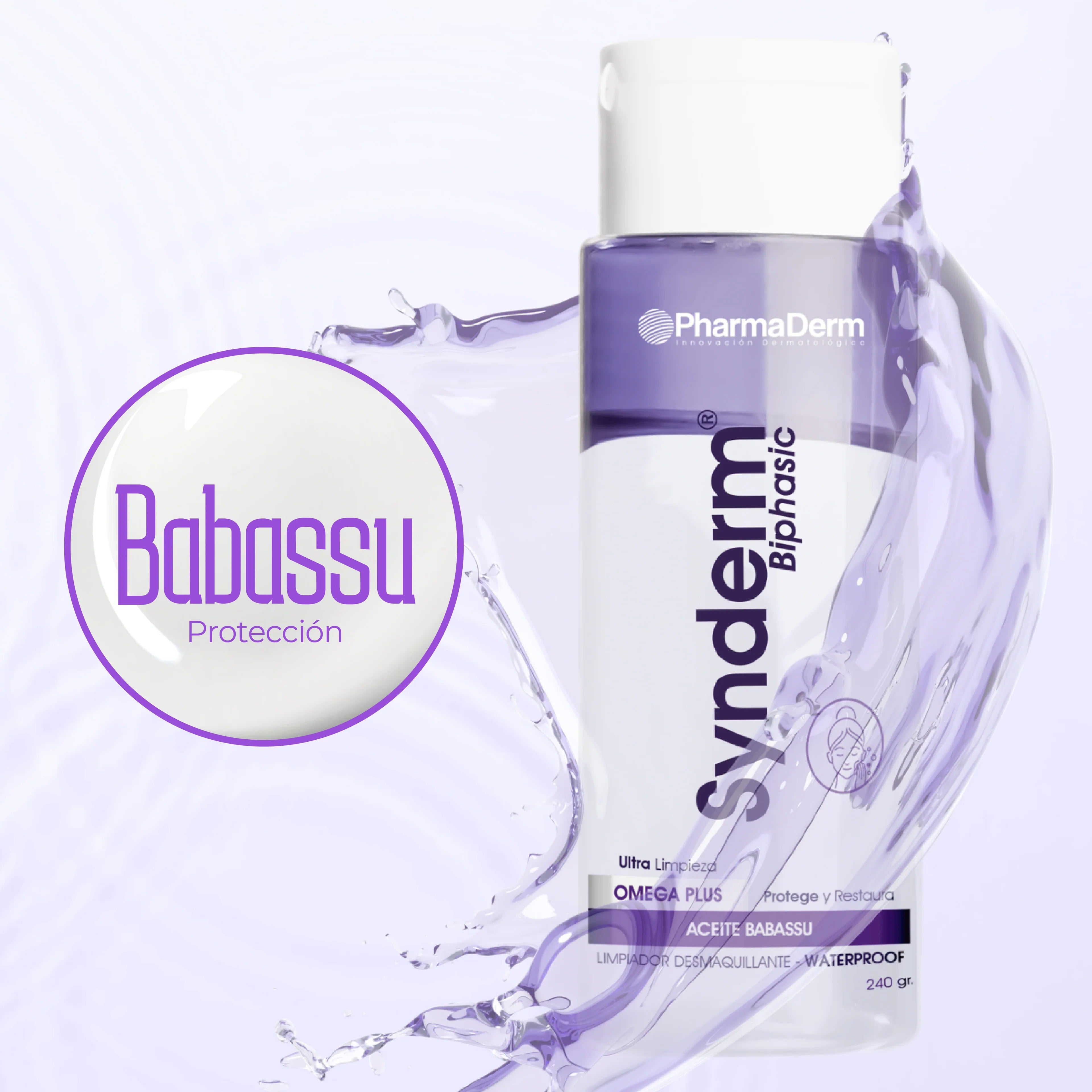 Pharmaderm Synderm Biphasic Desmaquillante x240g