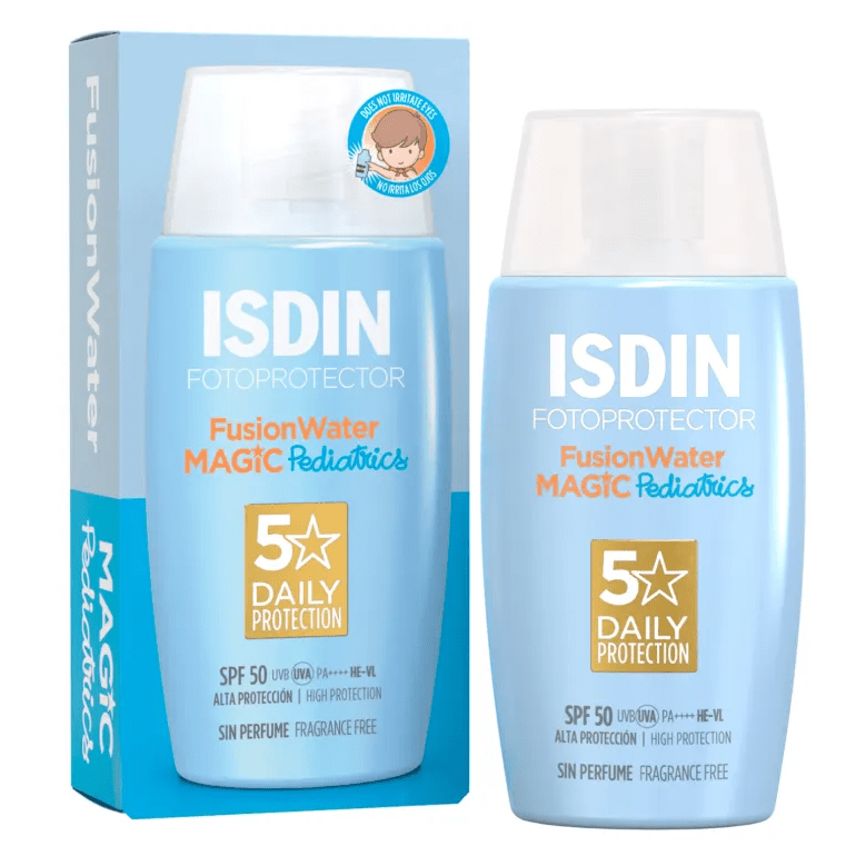 Isdin Fotoprotector FusionWater Magic Pediatrics SPF50+ x50ml - TIENDA PIEL