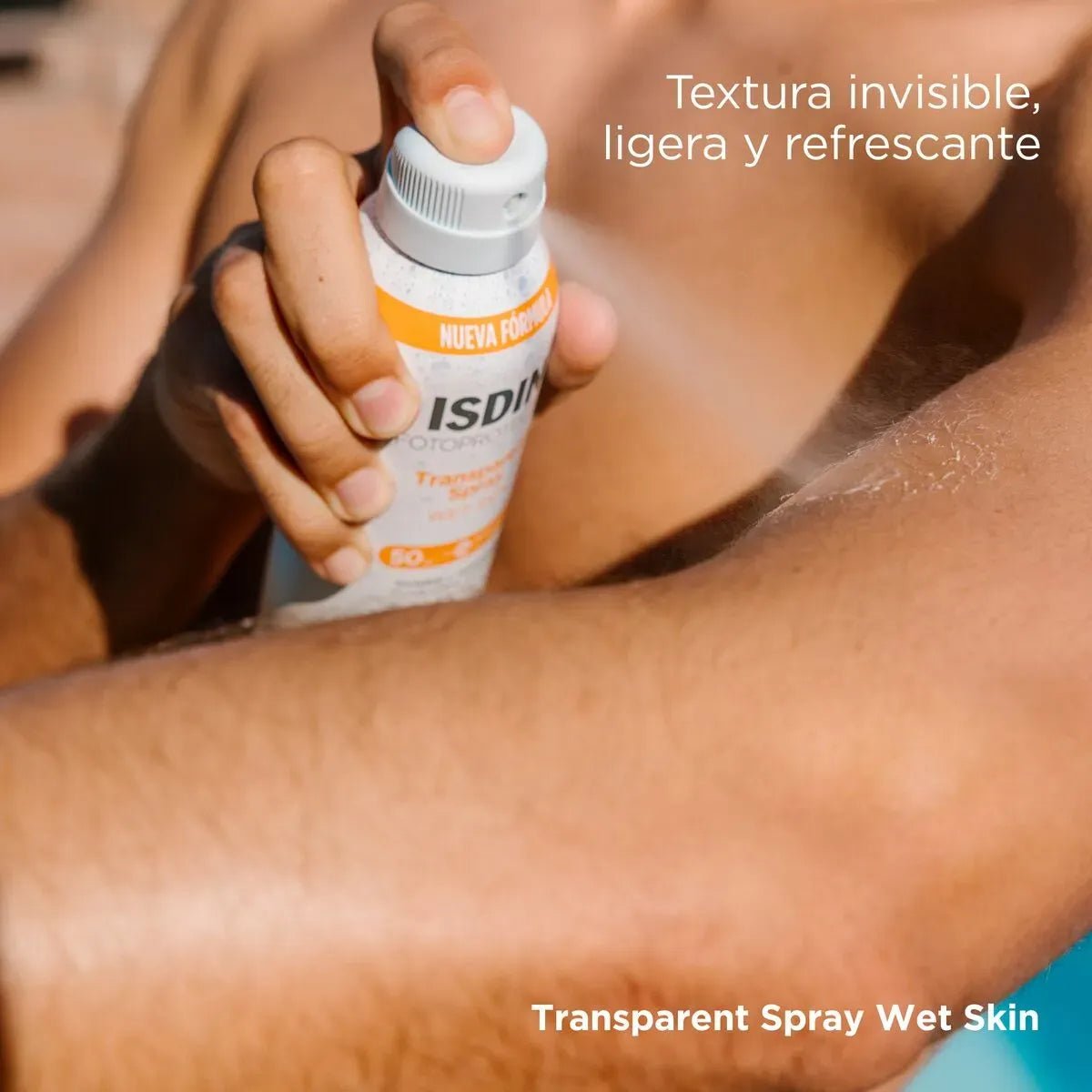 Isdin Fotoprotector Transparent Spray Wet Skin SPF50+ x250ml - TIENDA PIEL