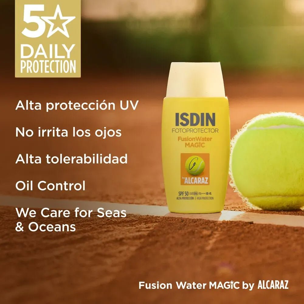 Isdin FusionWater MAGIC by Alcaraz SPF50+ x50ml - TIENDA PIEL