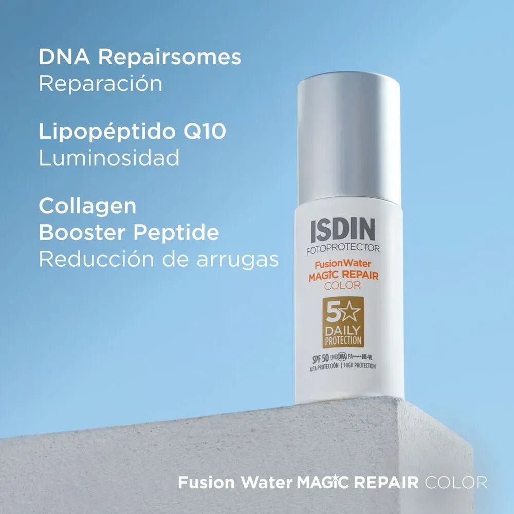 Isdin FusionWater Magic Repair SPF50+ x50ml - TIENDA PIEL