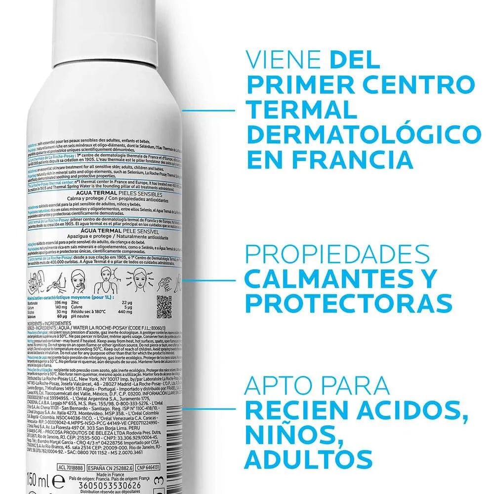 La Roche Posay Agua Termal x150ml - TIENDA PIEL
