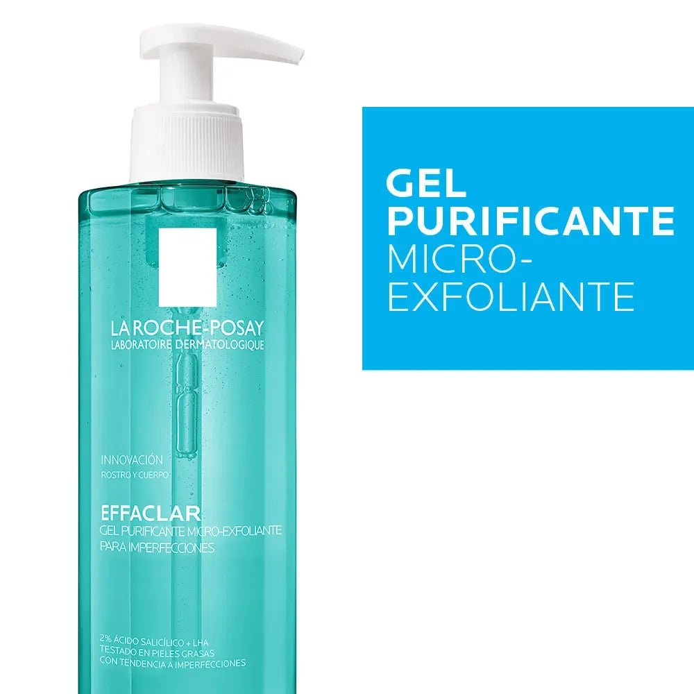 La Roche - Posay Effaclar Gel Micro - Exfoliante x400ml - TIENDA PIEL