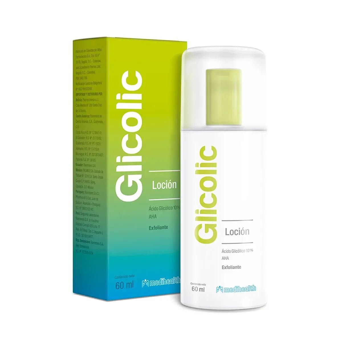 Medihealth Glicolic Loción x60ml - TIENDA PIEL