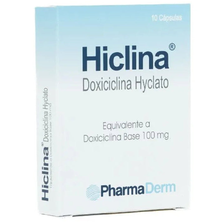 Pharmaderm Hiclina x10 Cápsulas - TIENDA PIEL