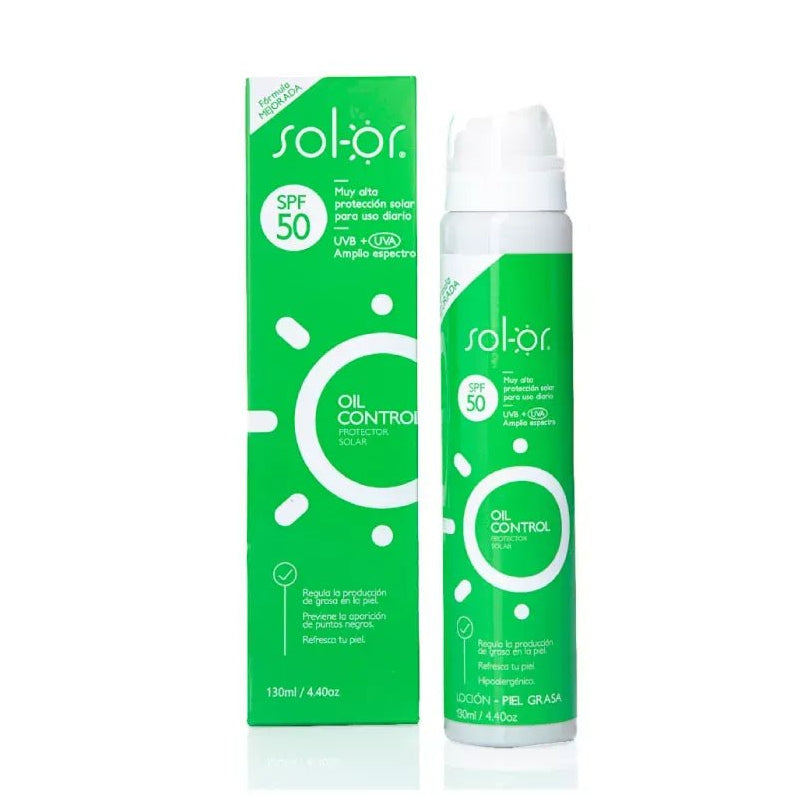 Quifarma Solor Oil Control Spf 50 x130ml - TIENDA PIEL