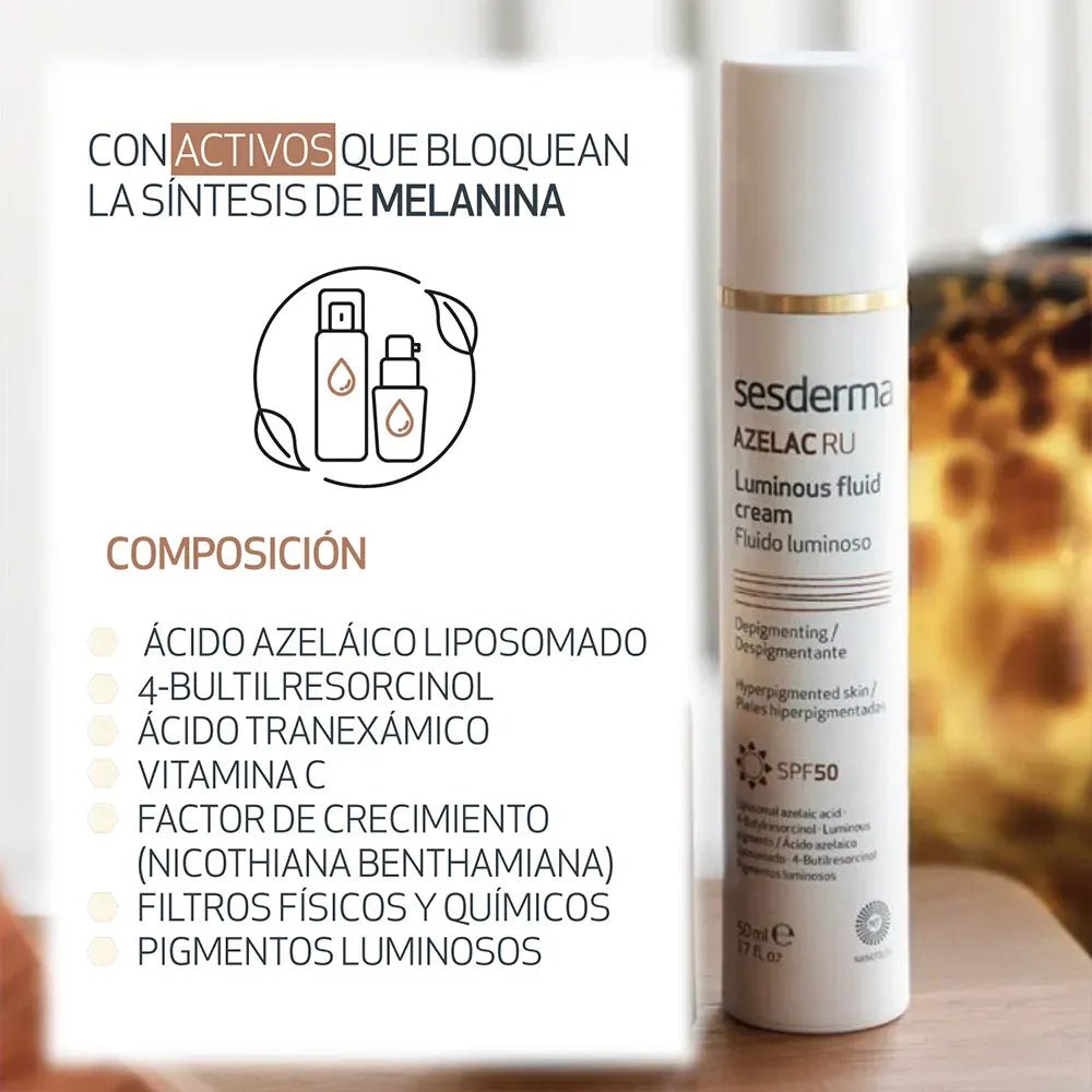 Sesderma Azelac Ru Fluido Luminoso x50ml - TIENDA PIEL