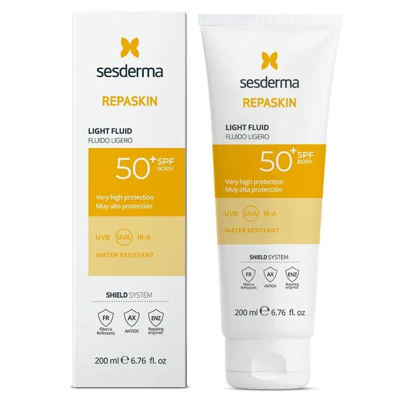 Sesderma Fotoprotector Repaskin Fluido Ligero SPF50+ x200ml - TIENDA PIEL