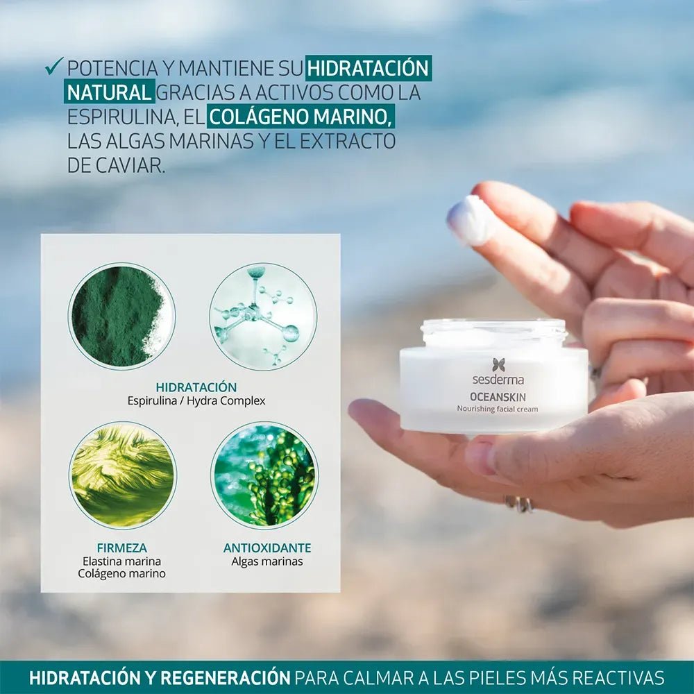 Sesderma Oceanskin Crema Facial Nutritiva x50ml - TIENDA PIEL