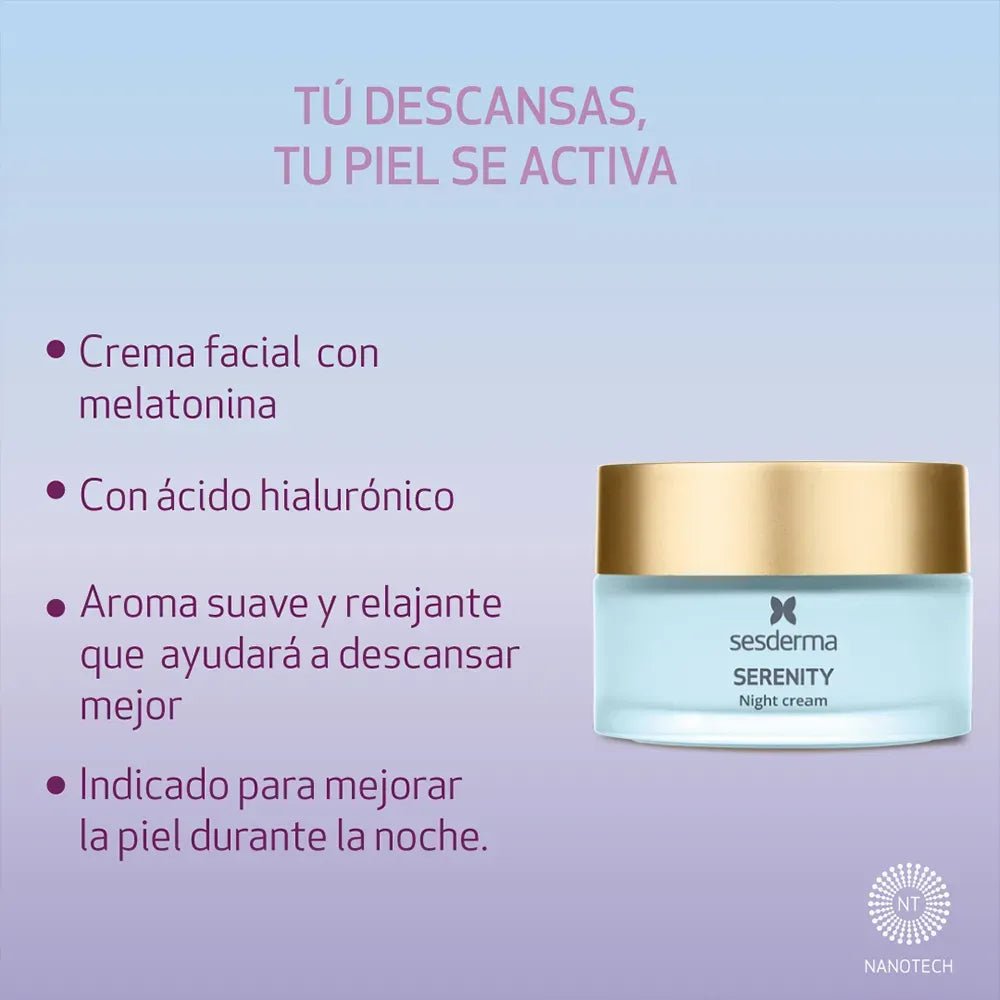 Sesderma Serenity Crema De Noche x50ml - TIENDA PIEL