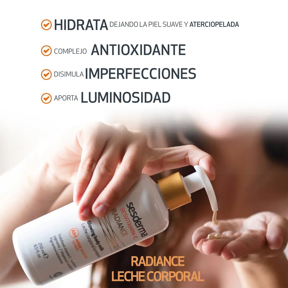 SESVITAMIN - C RADIANCE LECHE CORPORAL X250ML - Tienda Piel