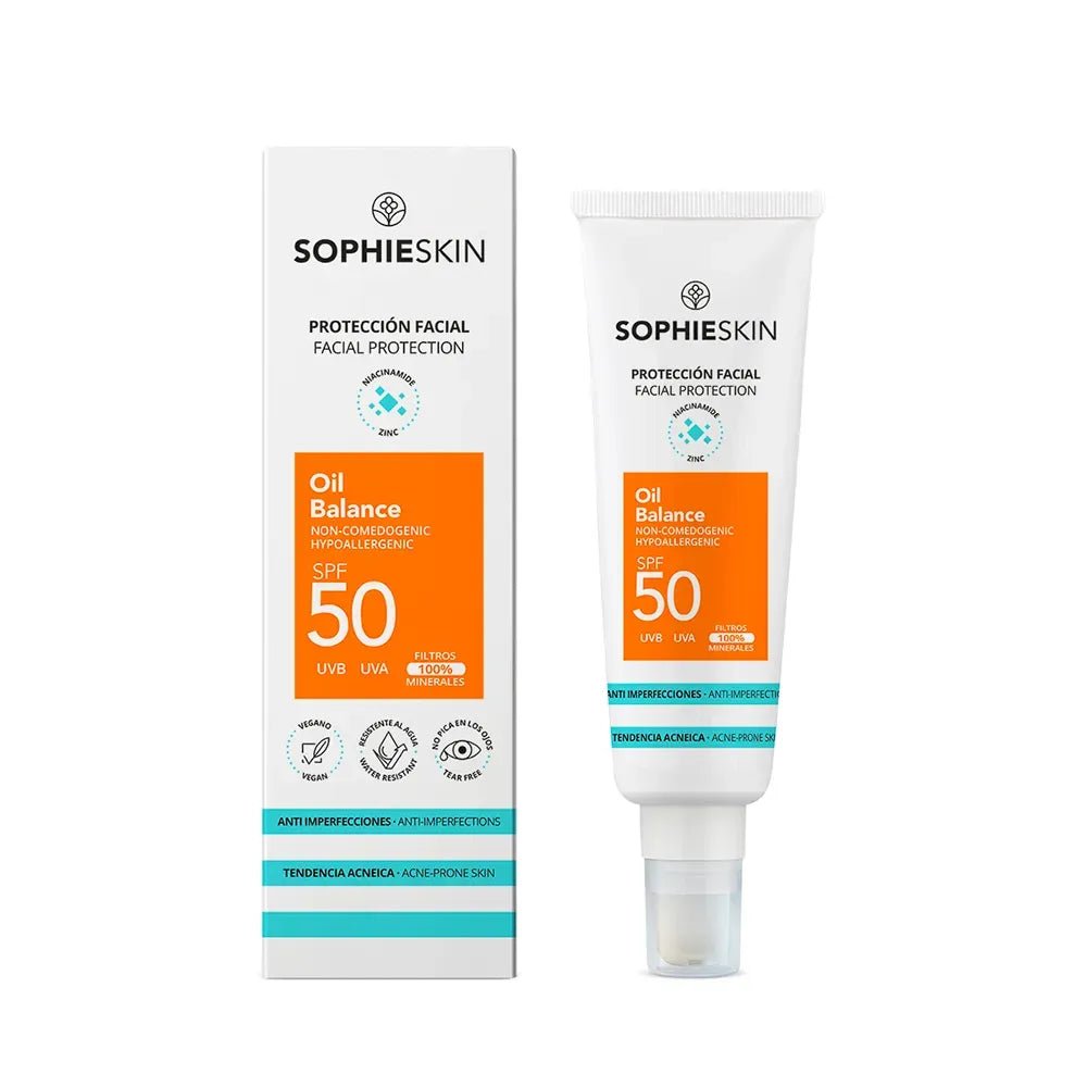 Sophieskin Protector Solar Anti - acne SPF50 x 50ml - TIENDA PIEL