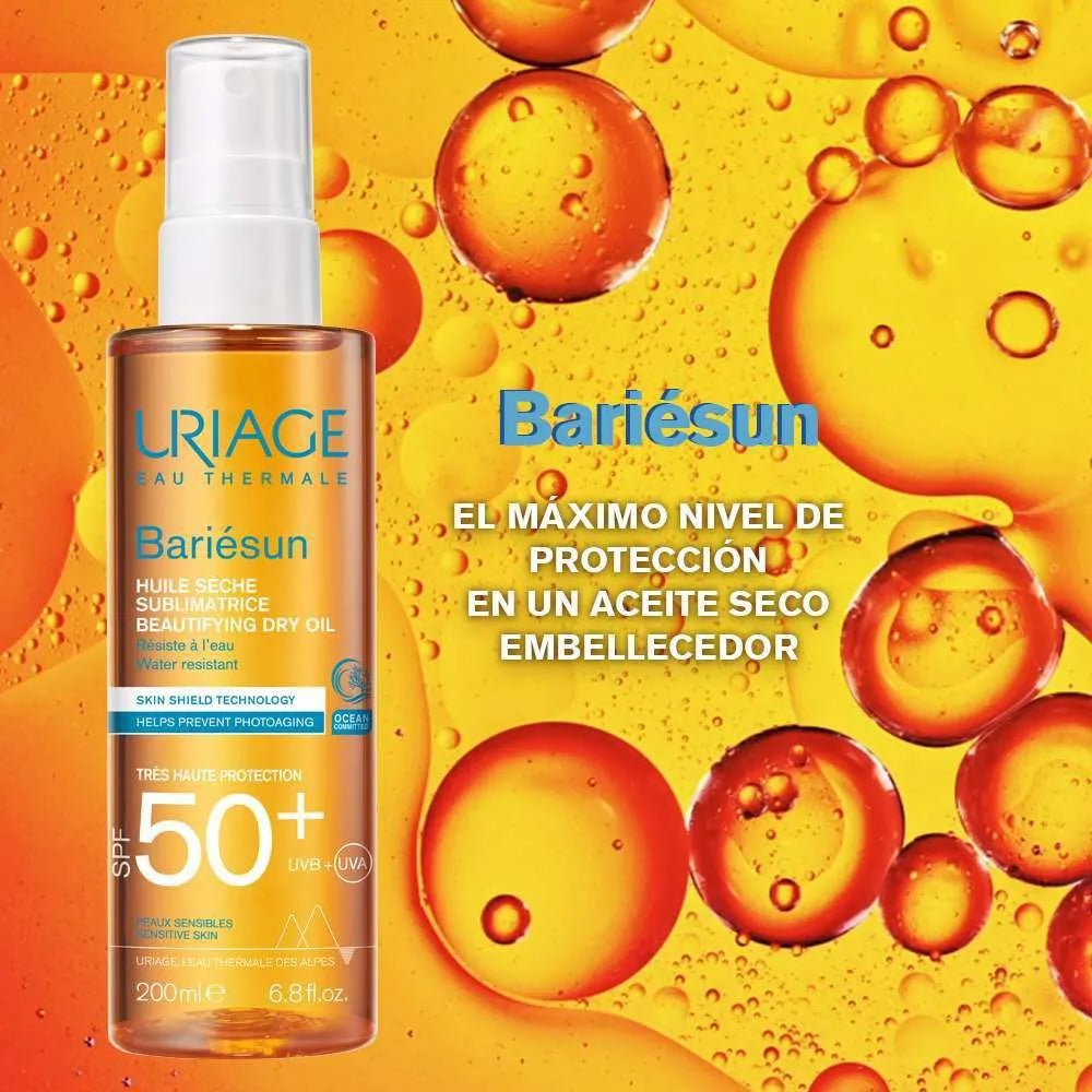 Uriage Bariesun Aceite Seco SPF 50 X 200ML - TIENDA PIEL