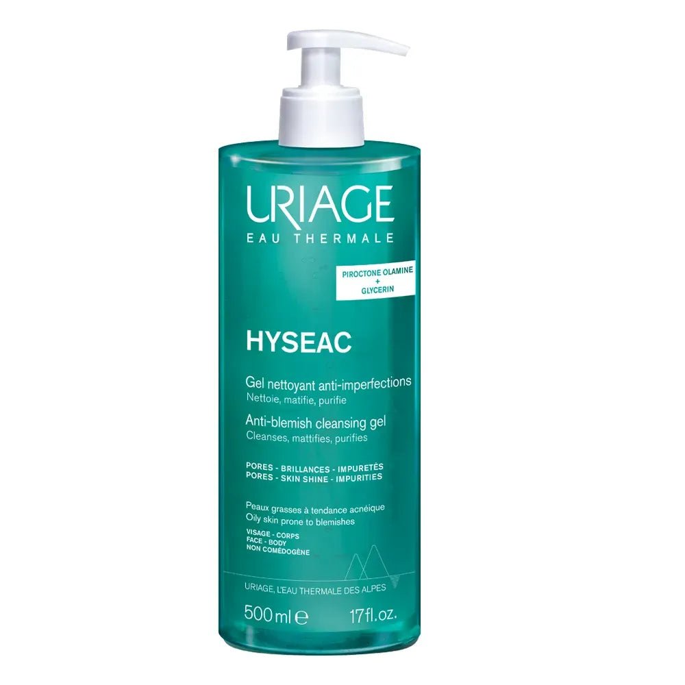 Uriage Hyseac Gel Limpiador x 500ml - Tienda Piel