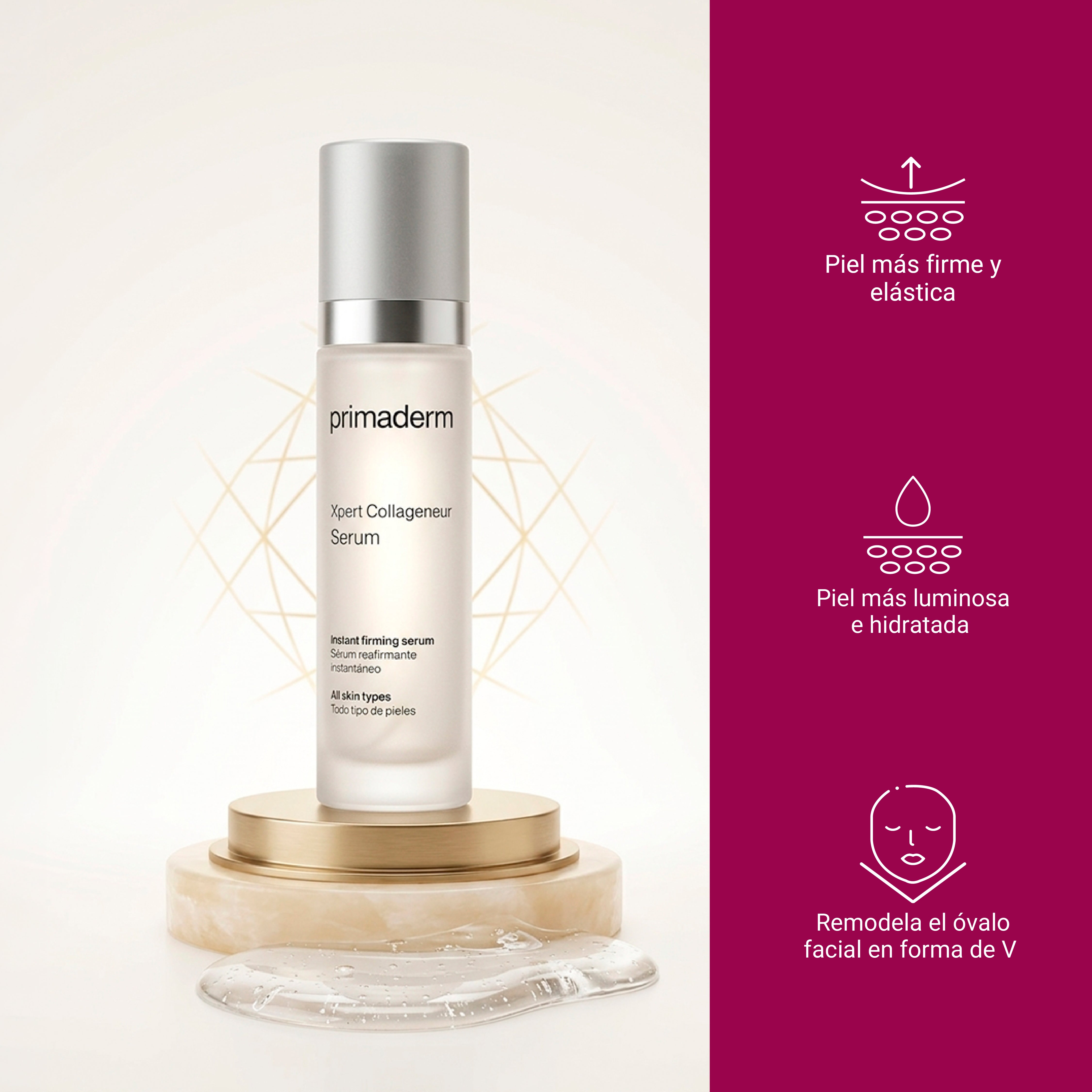 PRIMADERM xpert collageneur serum / todo tipo de pieles